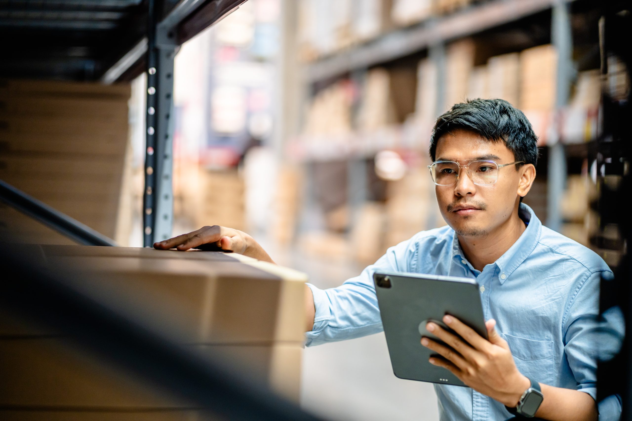 Man in manufacturing